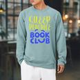 Queer Romance Book Club Raglan Sleeve Sweatshirt Cardinal Queer Romance Book Club Raglan Sleeve Sweatshirt Cardinal
