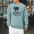 Raven Crow Book Aesthetic Dark Academia Bookworm Raglan Sleeve Sweatshirt Cardinal Raven Crow Book Aesthetic Dark Academia Bookworm Raglan Sleeve Sweatshirt Cardinal