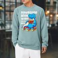 Rawrsome Bookworm Dinosaur T-Rex Book Reading Boys Raglan Sleeve Sweatshirt Cardinal Rawrsome Bookworm Dinosaur T-Rex Book Reading Boys Raglan Sleeve Sweatshirt Cardinal