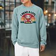 I Read Alotl Axolotl Retro Reading Books Lover Vintage Raglan Sleeve Sweatshirt Cardinal I Read Alotl Axolotl Retro Reading Books Lover Vintage Raglan Sleeve Sweatshirt Cardinal