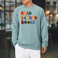 Read Banned Books Raglan Sleeve Sweatshirt Cardinal
