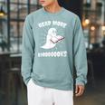 Read More Books Booooks Teacher Halloween For Men Women Raglan Sleeve Sweatshirt Cardinal Read More Books Booooks Teacher Halloween For Men Women Raglan Sleeve Sweatshirt Cardinal