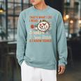 Read Books I Cross Stitch Sewing Stitcher Quilt Cross Stitch Raglan Sleeve Sweatshirt Cardinal