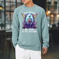 Read Books Be Kind Stay Weird Skeleton Reading Book Bookish Raglan Sleeve Sweatshirt Cardinal