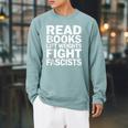 Read Books Lift Weights Fight Fascists Reading Reader Book Raglan Sleeve Sweatshirt Cardinal Read Books Lift Weights Fight Fascists Reading Reader Book Raglan Sleeve Sweatshirt Cardinal