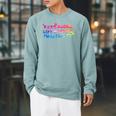 Read Books Lift Weights Fight Fascists Tie Dye Men Women Raglan Sleeve Sweatshirt Cardinal