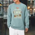 I Read Books To Have Many Lives Bookish Book Raglan Sleeve Sweatshirt Cardinal