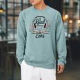 I Read With My Ears Lover Audiobook Reader Book Raglan Sleeve Sweatshirt Cardinal