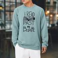 I Read Past My Bedtime Book Lover Reader Reading T Shirt Raglan Sleeve Sweatshirt Cardinal I Read Past My Bedtime Book Lover Reader Reading T Shirt Raglan Sleeve Sweatshirt Cardinal