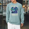 I Read Because Roasting People Is Frowned Upon Dragons Books Raglan Sleeve Sweatshirt Cardinal