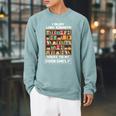 Reader For a Book Lover Raglan Sleeve Sweatshirt Cardinal