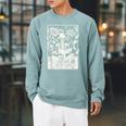 The Reader Book Lover Reading Bookworm Reader Raglan Sleeve Sweatshirt Cardinal