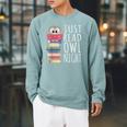 Reading Book Bookworm Kawaii Library Just Read Owl Night Raglan Sleeve Sweatshirt Cardinal Reading Book Bookworm Kawaii Library Just Read Owl Night Raglan Sleeve Sweatshirt Cardinal