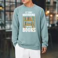 Reading Book Nerd Hoarder Bookworm Hoarding Raglan Sleeve Sweatshirt Cardinal Reading Book Nerd Hoarder Bookworm Hoarding Raglan Sleeve Sweatshirt Cardinal
