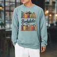 Reading As a Bookaholic For Book Lovers Raglan Sleeve Sweatshirt Cardinal