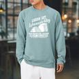 Reading Books Is Life Important Dinosaur Book Raglan Sleeve Sweatshirt Cardinal