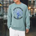 Reading Easily Distracted By Dragons & Books Lover Bookworm Raglan Sleeve Sweatshirt Cardinal