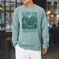 Reading Is My Favorite Sport Book Lover Bookworm Raglan Sleeve Sweatshirt Cardinal