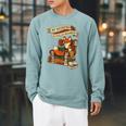 Reading Fox My Weekend Is Fully Booked Book Lover Raglan Sleeve Sweatshirt Cardinal