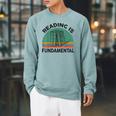 Reading Is Fundamental For Teacher Nerdy Book Lover Raglan Sleeve Sweatshirt Cardinal Reading Is Fundamental For Teacher Nerdy Book Lover Raglan Sleeve Sweatshirt Cardinal