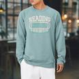 Reading Gives Us I Reading Libraries And Book Lovers Raglan Sleeve Sweatshirt Cardinal