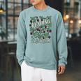 Reading Is My Jam Book Lover Botanical Strawberry Art Comfort Colors Crop Top Raglan Sleeve Sweatshirt Cardinal