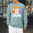 READING IS MY JAM Shirt I Love To Read Books Raglan Sleeve Sweatshirt Cardinal READING IS MY JAM Shirt I Love To Read Books Raglan Sleeve Sweatshirt Cardinal