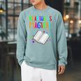 Reading Is Magical I Love To Read Book Lovers Teacher Raglan Sleeve Sweatshirt Cardinal