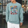 Reading Outfit I’m a Book Character For Teachers And Raglan Sleeve Sweatshirt Cardinal