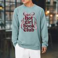 Reading Read Books Reader Nerd Hot Girl Book Club Premium Tri-Blend Raglan Sleeve Sweatshirt Cardinal Reading Read Books Reader Nerd Hot Girl Book Club Premium Tri-Blend Raglan Sleeve Sweatshirt Cardinal