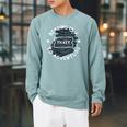 Reading Is A Ticket To Adventure Book Lover Reading Teacher Raglan Sleeve Sweatshirt Cardinal