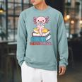 Readolotl Cute Read Axolotl Book Lover Librarian Bookworm Raglan Sleeve Sweatshirt Cardinal Readolotl Cute Read Axolotl Book Lover Librarian Bookworm Raglan Sleeve Sweatshirt Cardinal