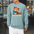 Well Red Panda Shirt Bookworm Reading Books Panda Raglan Sleeve Sweatshirt Cardinal Well Red Panda Shirt Bookworm Reading Books Panda Raglan Sleeve Sweatshirt Cardinal