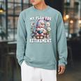 Retired Teacher Gnome Reading A Book Retirement Plan Raglan Sleeve Sweatshirt Cardinal Retired Teacher Gnome Reading A Book Retirement Plan Raglan Sleeve Sweatshirt Cardinal