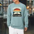 Retro Take A Look It's In A Book Reading Raglan Sleeve Sweatshirt Cardinal Retro Take A Look It's In A Book Reading Raglan Sleeve Sweatshirt Cardinal