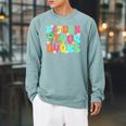Return Your Books School Librarian School Library Worker Raglan Sleeve Sweatshirt Cardinal