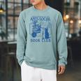 Sarcastic Anti Social Book Club Cat Skull Book Lover Raglan Sleeve Sweatshirt Cardinal Sarcastic Anti Social Book Club Cat Skull Book Lover Raglan Sleeve Sweatshirt Cardinal