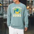 Save Earth It´s Only Planet With Books Reading Earth Day Raglan Sleeve Sweatshirt Cardinal Save Earth It´s Only Planet With Books Reading Earth Day Raglan Sleeve Sweatshirt Cardinal