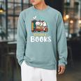 Saying About Books Easily Distracted By Cats And Books Raglan Sleeve Sweatshirt Cardinal Saying About Books Easily Distracted By Cats And Books Raglan Sleeve Sweatshirt Cardinal