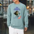 The Scarlet Pimpernel Baroness Orczy Vintage Book Cover Raglan Sleeve Sweatshirt Cardinal