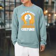This Is My Scary Librarian Halloween Book Lover Scary Reader Raglan Sleeve Sweatshirt Cardinal