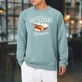 Science Of Reading Advocate Books Literature Book Reader Raglan Sleeve Sweatshirt Cardinal