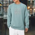 Seraphim Book Of Enoch All Seeing Eye Goth Angel Occult Art Raglan Sleeve Sweatshirt Cardinal
