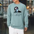 Signature And Bust Antonin Scalia Tshirt Justice Scalia Book Raglan Sleeve Sweatshirt Cardinal