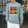 Sloth Love Reading And Sloths Child Book Lover Premium Tri-Blend Raglan Sleeve Sweatshirt Cardinal Sloth Love Reading And Sloths Child Book Lover Premium Tri-Blend Raglan Sleeve Sweatshirt Cardinal