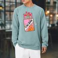 Slow Burn Book Trope Worth The Wait Love Takes Time Raglan Sleeve Sweatshirt Cardinal