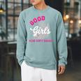 Smutty Book Merch Good Girls Read Dirty Books Smut Readers Raglan Sleeve Sweatshirt Cardinal Smutty Book Merch Good Girls Read Dirty Books Smut Readers Raglan Sleeve Sweatshirt Cardinal