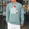 Snow Is Falling Books Are Calling Raglan Sleeve Sweatshirt Cardinal Snow Is Falling Books Are Calling Raglan Sleeve Sweatshirt Cardinal