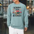 Sorry i Am Booked Book Lover Premium Tri-Blend Raglan Sleeve Sweatshirt Cardinal Sorry i Am Booked Book Lover Premium Tri-Blend Raglan Sleeve Sweatshirt Cardinal