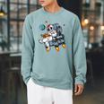 Space Astronaut Reading Book Bookworm Nerd Librarian Raglan Sleeve Sweatshirt Cardinal Space Astronaut Reading Book Bookworm Nerd Librarian Raglan Sleeve Sweatshirt Cardinal